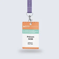 Badges du congrès MEMPRO8