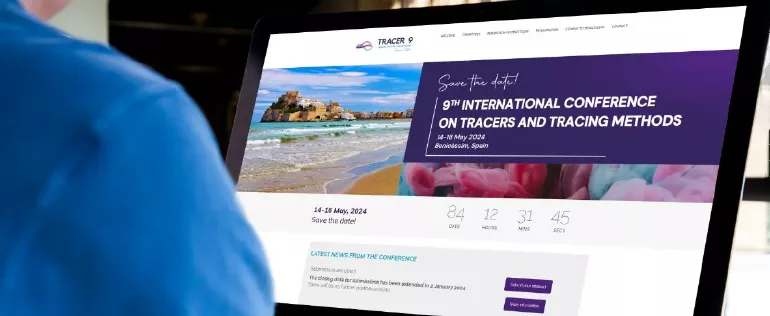 mockup site web tracer9